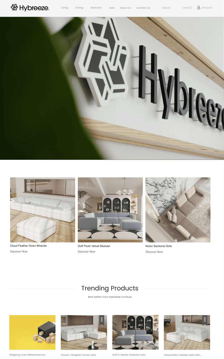Hybreeze Furniture Feature Image